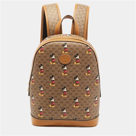 gucci disney backpack|gucci mickey mouse backpack.